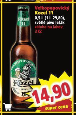 Norma Pivo velkopopovický kozel nabídka