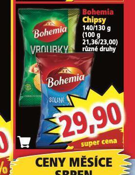 Norma Bohemia chipsy nabídka