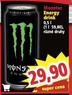 Norma Monster energy drink nabídka