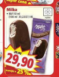 Norma Milka zmrzlina nabídka
