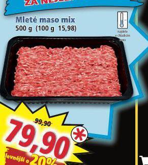 Norma Mleté maso mix nabídka