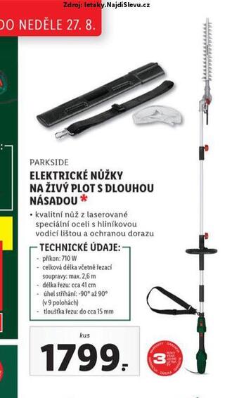 Lidl Elektrické nůžky na živý plot nabídka