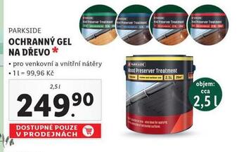 Lidl Ochranný gel na dřevo nabídka