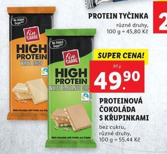 Lidl Proteinová čokoláda nabídka