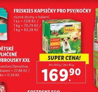 Lidl Friskies kapsičky pro psy nabídka