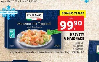 Lidl Krevety v marinádě nabídka