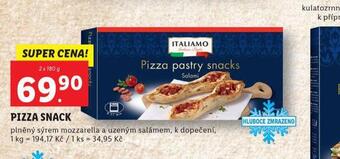 Lidl Pizza snack nabídka