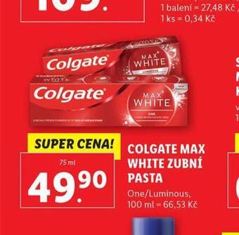 Lidl Colgate zubní pasta nabídka