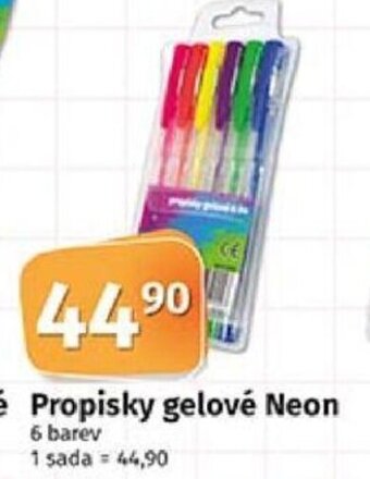 Propisky + mikrotužky Propisky jednorázové Propisky gelové Neon Popisovače (fixy)