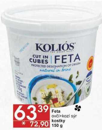 Jip Kolios feta ovči+kozí sýr kostky, 150 g nabídka