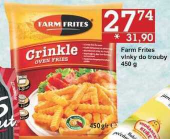 Jip Farm frites vlnky do trouby, 450 g nabídka
