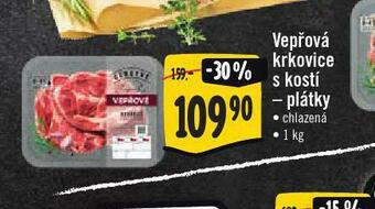 Jip Vepřová krkovice s kostí - plátky nabídka