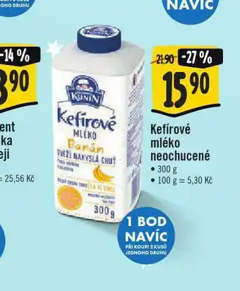 Kefírové mléko neochucené