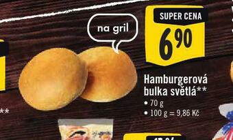 Jip Hamburgerová bulka světlá nabídka