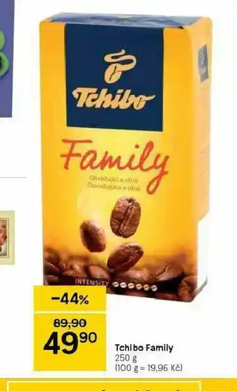 Tesco Káva tchibo family nabídka