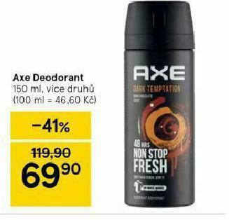 Tesco Axe deodorant nabídka