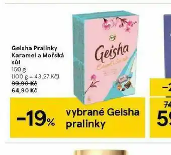 Geisha pralinky karamel a mořská sůl