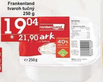 Jip Frankenland tvaroh tučný, 250 g nabídka