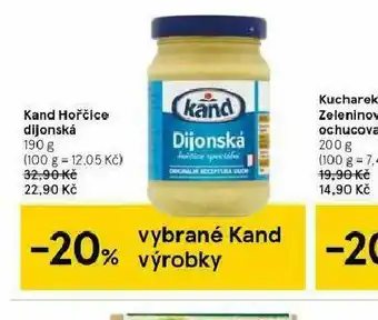 Tesco Kand hořčice dijonská nabídka
