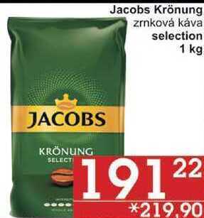 Jip Jacobs krönung zrnková káva selection, 1 kg nabídka