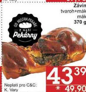 Jip Závin tvaroh+mák, 370 g nabídka
