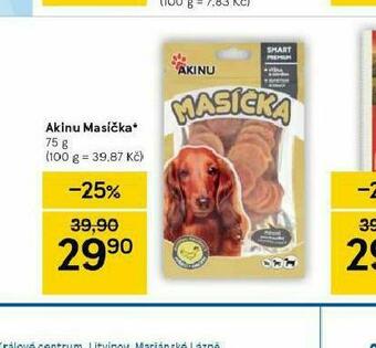 Tesco Akinu masíčka pro psy nabídka
