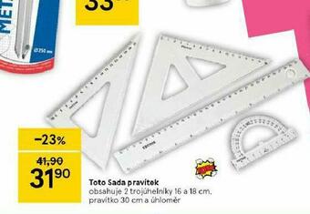 Tesco Toto sada pravítek nabídka