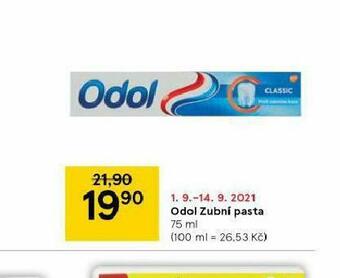 Tesco Odol zubní pasta nabídka