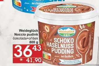 Jip Weideglück noccio pudink čokoláda+oříšek, 800 g nabídka