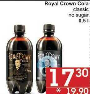 Jip Royal crown cola classic, 0,5 l nabídka