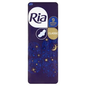 Ria classic night dlouhé dámské vložky s křidélky 9 ks