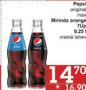 Jip Pepsi original, 0,25 l nabídka