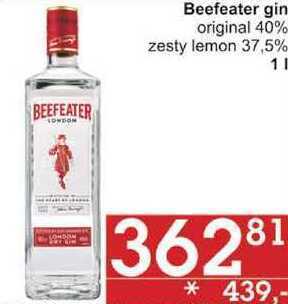 Jip Beefeater gin original 40%, 1 l nabídka