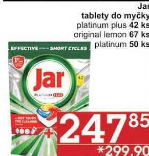 Jip Jar tablety do myčky platinum plus 42 ks nabídka