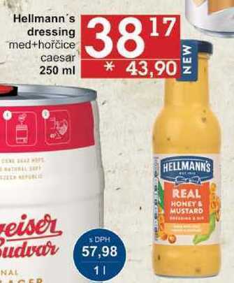 Jip Hellmann's dressing med+hořčice, 250 ml nabídka