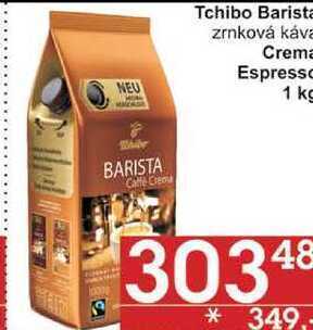 Jip Tchibo barista zrnková káva crema, 1 kg nabídka
