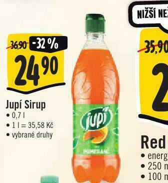 Jip Jupí sirup nabídka