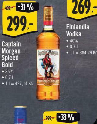 Jip Captain morgan spiced gold nabídka