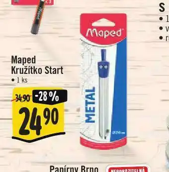 Jip Maped jružítko start nabídka