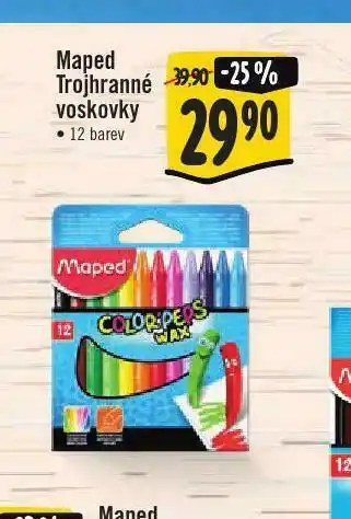 Maped trojhranné voskovky