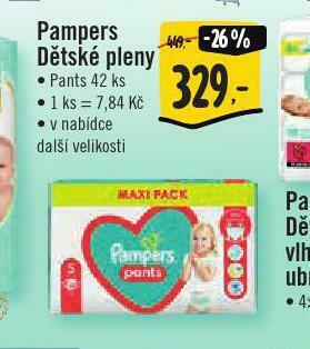 Jip Pampers dětské pleny nabídka