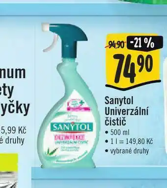 Jip Sanytol univeruální čistič nabídka