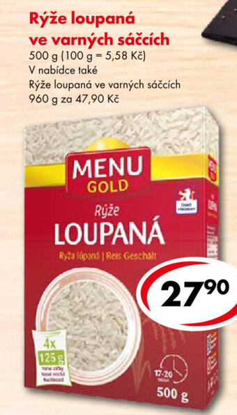 CBA Rýže loupaná ve varných sáčcích nabídka