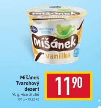 Billa Míšánek Tvarohový dezert nabídka