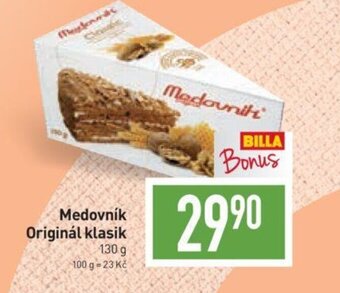 Billa Medovník Originál klasik nabídka