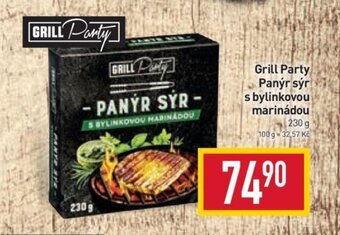 Billa Grill Party Panýr sýr s bylinkovou marinádou nabídka