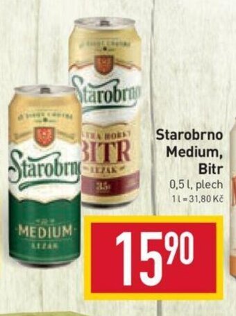 Billa Starobrno Medium, Bitr nabídka