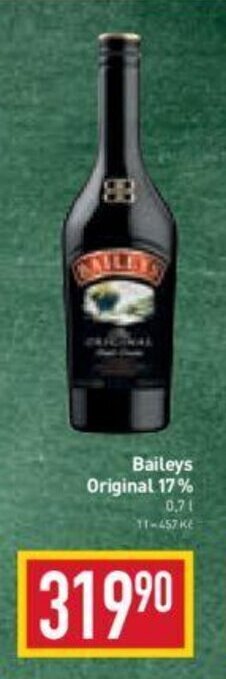 Billa Baileys Original 17% nabídka