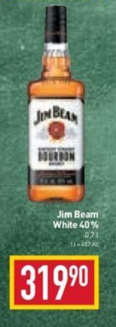 Billa Jim Beam White 40% nabídka