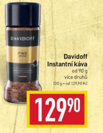 Billa Davidoff Instantní káva nabídka